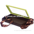 chocolate packaging box,chocolate box with paper divider,chocolate box with clear lid
